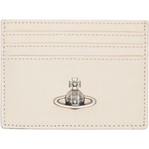 Vivienne Westwood Black Off- Flat Card Holder for men