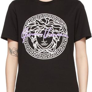 Versace Medusa モチーフ T シャツ ブラック