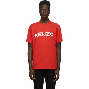 メンズ KENZO レッド Classic ロゴ T シャツ