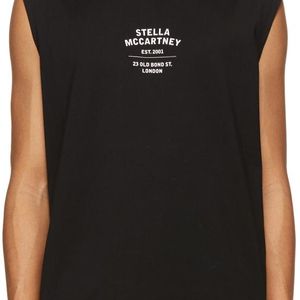 メンズ Stella McCartney Shared コレクション Obs 23 ノースリーブ T シャツ ブラック