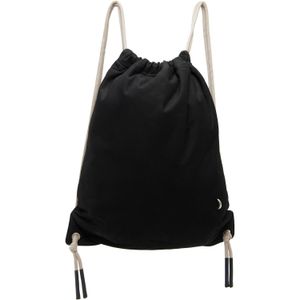 Rick Owens Black Tower Drawstring Backpack for men