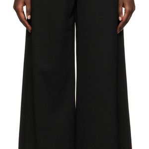 Rosetta Getty Black Fold Trousers