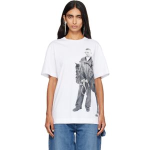 Simone Rocha White 'Pony Kid' Print T-Shirt