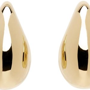 Bottega Veneta Black Drop Medium Earrings