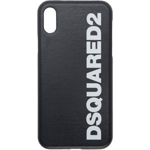 メンズ DSquared² ブラック ロゴ Iphone X ケース