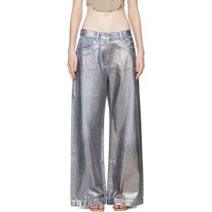 The Attico Black Long Jeans