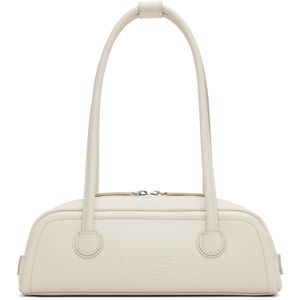MARGE SHERWOOD White Soft Boston Ew Mini Bag