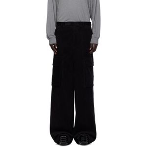 Rick Owens Black Concordians Firbanks Cargo Pants for men