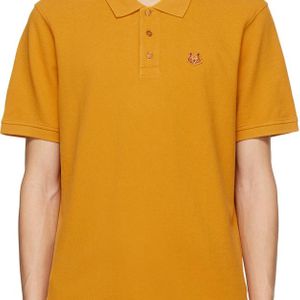 メンズ KENZO オレンジ Tiger Crest ポロシャツ
