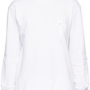 メンズ Rick Owens Champion Edition ホワイト ロング スリーブ T シャツ