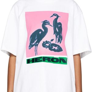 Heron Preston オフホワイト Nightshift T シャツ