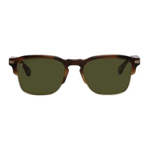 Raen Tortoiseshell And Green Wiley-a Sunglasses for men