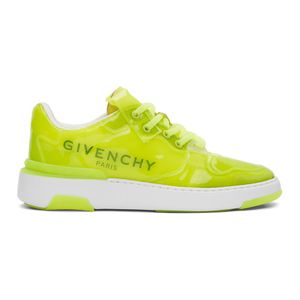 メンズ Givenchy イエロー トランスルーセント Wing ロー スニーカー