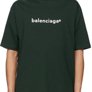 メンズ Balenciaga ーン New Copyright ミディアム フィット T シャツ グリーン