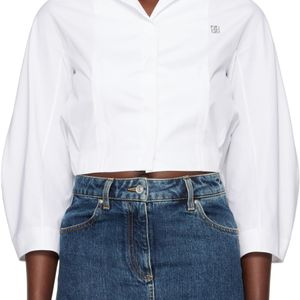 Givenchy White Chic Mini Shirt