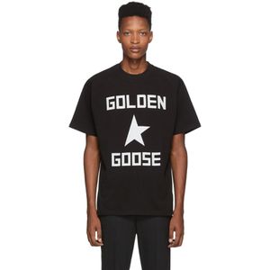 メンズ Golden Goose Deluxe Brand ブラック スター T シャツ