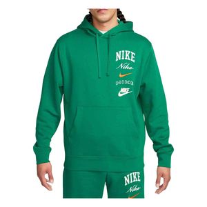 Nike Green Club Fleece Pullover Hoodie "Malachite" Fn2634 365" for men