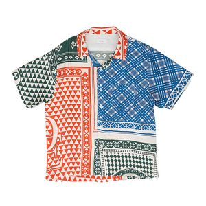 Rhude Black Card Button-Down Shirt "Multi Rhss22Tt03092108" for men