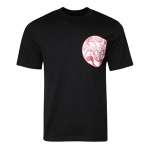 Amiri Black Staggered Wave T-Shirt Amjyte1057 706" for men