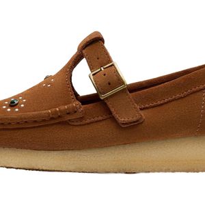 Clarks Brown Wallabee T Bar Suede" 26183079"