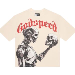 GODSPEED NEW YORK Black Mankind Vs Ai T-Shirt "Bone R9Qdywva" for men