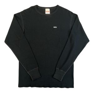 SAINT Mxxxxxx Black Thermal Long-Sleeve Shirt Sm Mk8 0000 032" for men