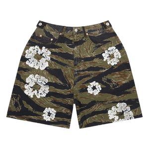 DENIM TEARS Black Tiger Camo Cw Short "Camo" Dt152" for men