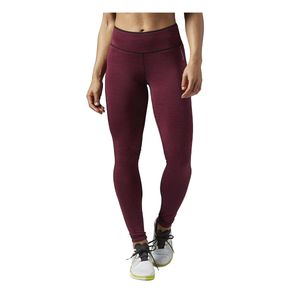 Reebok Black Workout Ready Reversible Tight "Mystery Berry" Ay2139"