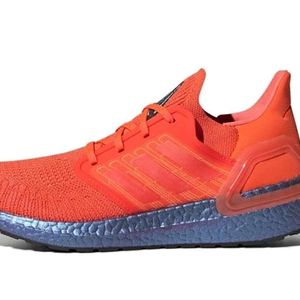 Adidas Red Ultra Boost 20 Iss "Solar" Fv8451" for men
