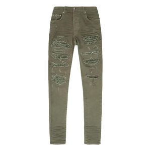 Amiri Black Bandana Thrasher Jean Ps22Mds061 351" for men