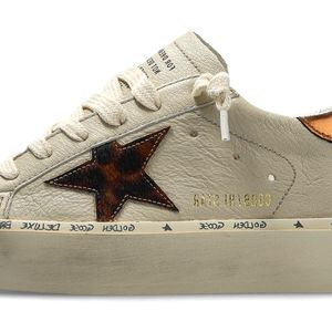 Golden Goose Deluxe Brand Black Hi Star Leopard" Gwf00118 F008758 15992"