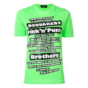 DSquared² Green Graphic Logo Cotton T-Shirt S75Gc0980-S22427-910"