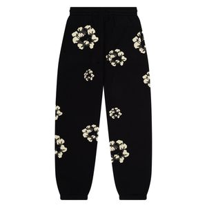 DENIM TEARS Black Cactus Tears Wreath Sweatpants Dt043" for men