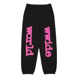 Sp5der Black Beluga Angel Number Sweatpant 405" for men