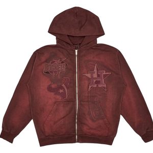 Travis Scott Red Cactus Jack Fanatics 2025 Rep Your City Houston Hoodie Cpfm23"