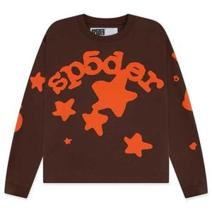 Sp5der Red Beluga Ls Heavyweight T-Shirt 238" for men