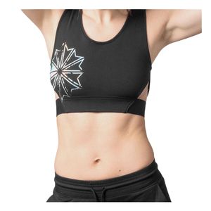 Reebok Black Teyana Taylor French Terry Sports Bra Cw9661"