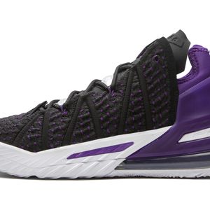 Nike Black Lebron 18 "Lakers" Cq9283 004" for men
