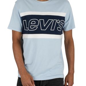 Levi's SS Color Block Tee T-Shirt in Blau für Herren