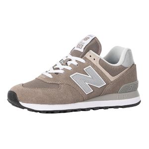 New Balance White 574 Classic Suede Trainers for men