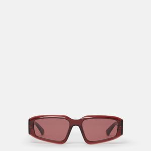 Stella McCartney Pink Abstract Rectangle Sunglasses, One Size