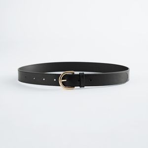 & Other Stories Black Classic Leather Belt