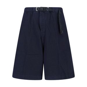 White Sand Blue Belt Shorts for men