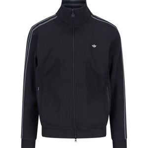 Adidas Blue "Track Premium" Zip Sweatshirt for men