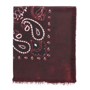 Destin Purple Wool Scarf "Jil"