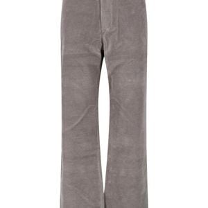 BERNER KUHL Grey Corduroy Trousers "Night" for men