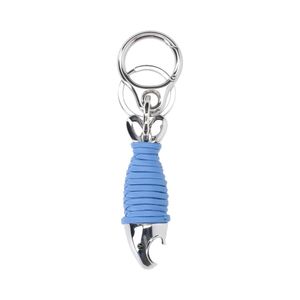 Loewe Blue "Fish" Keyring Charm for men