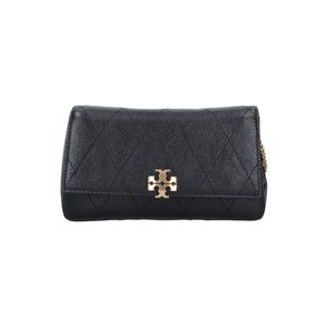 Tory Burch Black Wallet With Chain “Charlie”