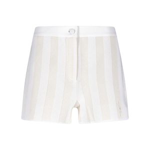 Fendi White Viscose Shorts