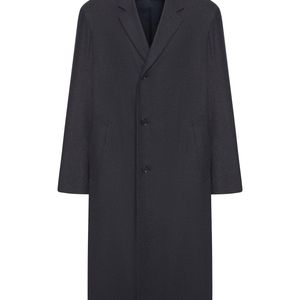 Lemaire Blue Chesterfield Coat for men